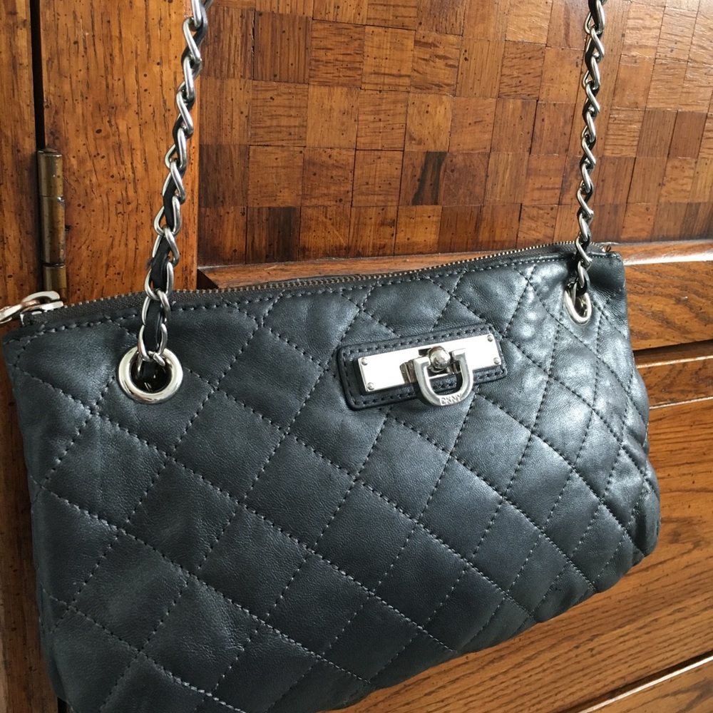 Black DKNY Cross Body Purse
